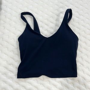 navy blue align tank size 2 lululemon